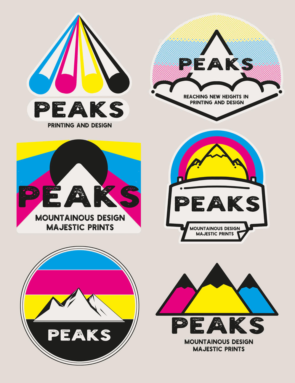 Peaks Design and Print